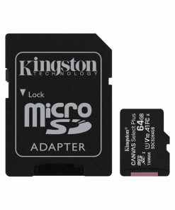 KINGSTON SDCS2/128GB CANVAS SELECT PLUS 128GB MICRO SDXC 100R A1 C10 CARD + SD ADAPTER
